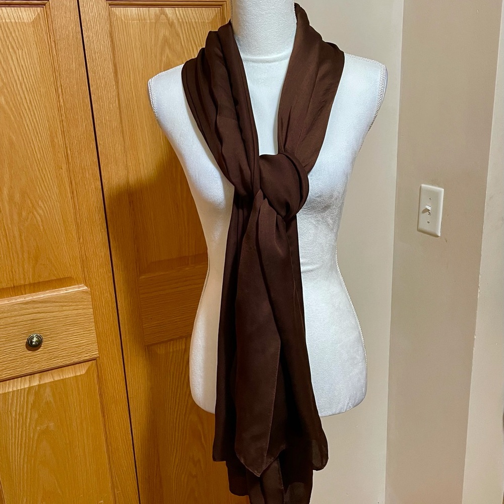 Brown scarf